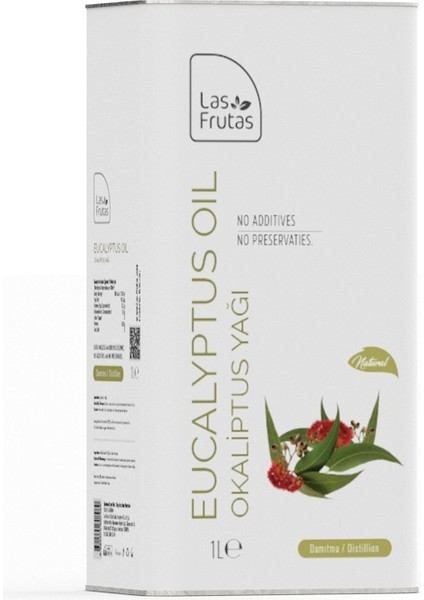 Okaliptus Yağı 1 Lt – Damıtma (Distillation), Çok Amaçlı, Saf & Doğal