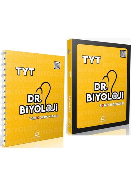 Oksijen 2026 Tyt Dr. Biyoloji Video Ders Notları ve Soru Bankası 2 Li Set Oksijen Yayınları modelleri