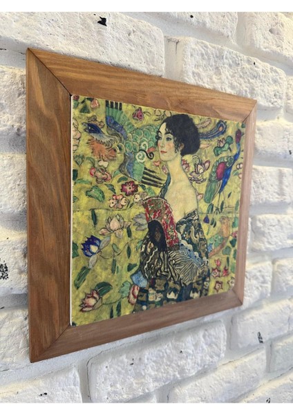 Doğal Taş Mermer Tablo Pano, Masif Çerçeveli, 26X26 Cm, Şık ve Dayanıklı Tasarım fiyatları