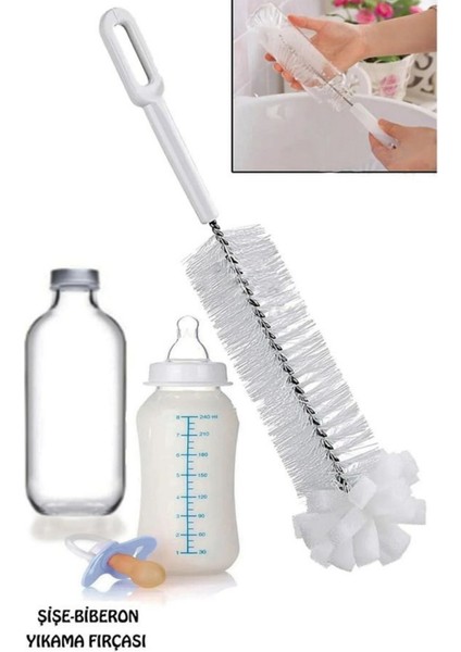 Şişe Bardak Fincan Matara Biberon Emzik Kavanoz Termos Suluk Yağ Şişe Temizleme Fırçası fırsatları
