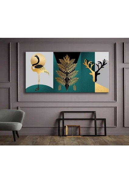 Canlı Renklerle Dekoratif Kanvas Tablo, Şık ve Modern Duvar Dekoru