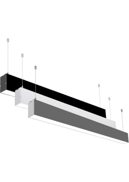 Beyaz 100CM Sıva Üstü LED Lineer Avize Aydınlatması UNK-1017F fırsatları