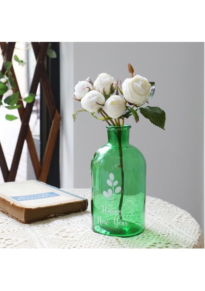 Canlı Yeşil Vazo, Şık Dekorasyon, Modern Tasarım, Huzurlu Atmosfer indirimleri