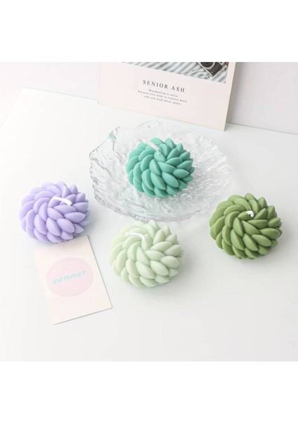 Beyaz Çiçek Mum, Sabun ve Kokulutaş Silikon Kalıp Seti modelleri