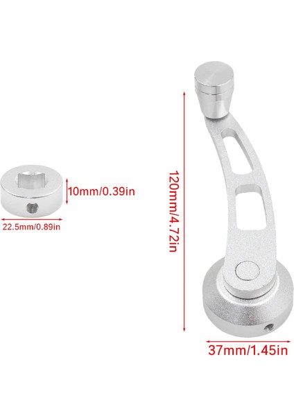 Nostaljik Cam Açma Kolu 1 Set Pencere Kolu Modifikasyon Alüminyum Pencere Kolu Araç Penceresi Aksesuarı Iç Mekan Araç Pencere Kolu Pencere Kolu Pencere Kolu modelleri