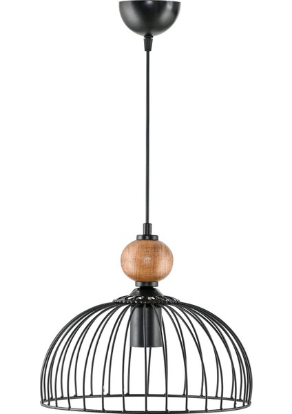 Ahşap Detaylı Şık Sarkıt Avize, Modern ve Şık Tasarım, Ev Dekoru Için Ideal modelleri