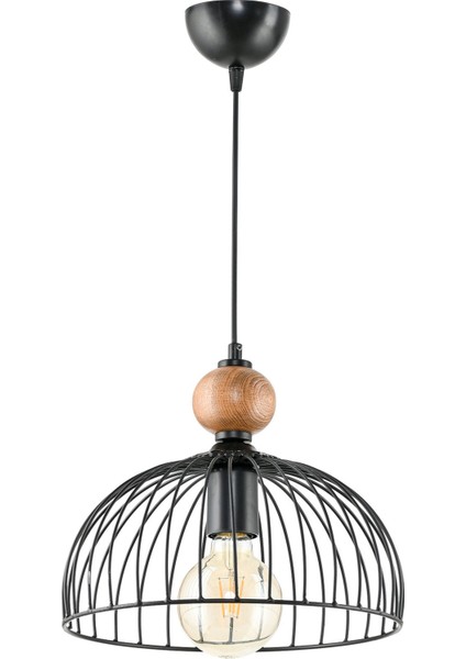 Ahşap Detaylı Şık Sarkıt Avize, Modern ve Şık Tasarım, Ev Dekoru Için Ideal fırsatları