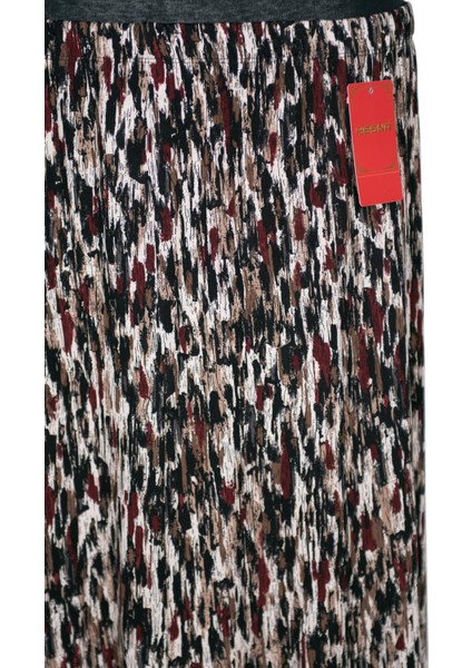 Hesna Kadın Betül 8 Parça Lastikli Astarsız Siyah Etek Desen 53 fiyatları