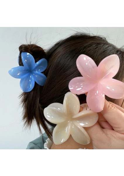 6 Adet Lotus Saç Tokası Buzlu Renk - 6 cm Orta Boy - Hafif ve Dayanıklı fiyatları