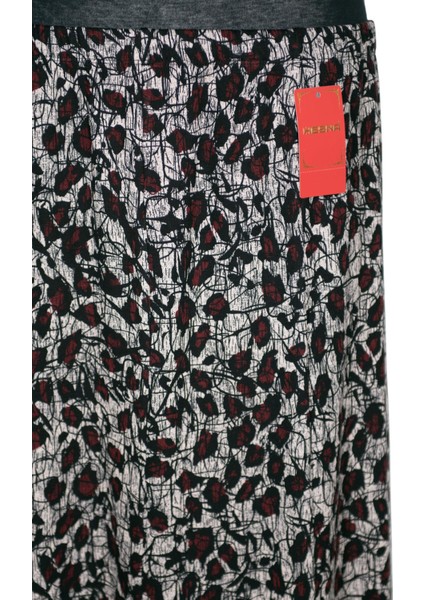 Hesna Kadın Betül 8 Parça Lastikli Astarsız Siyah Etek Desen 51 fiyatları