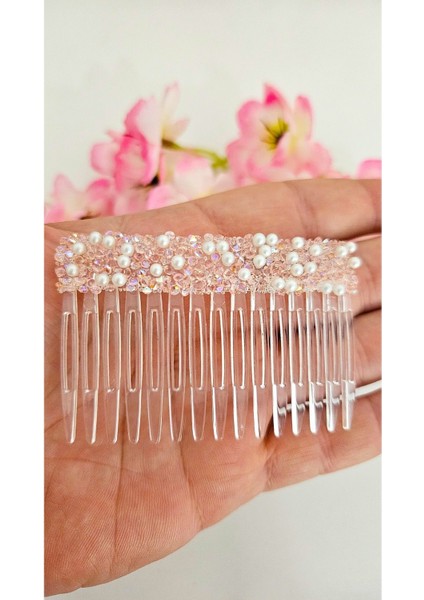 Taşlı Yan Tarak Toka 2 Adet 7 cm fırsatları