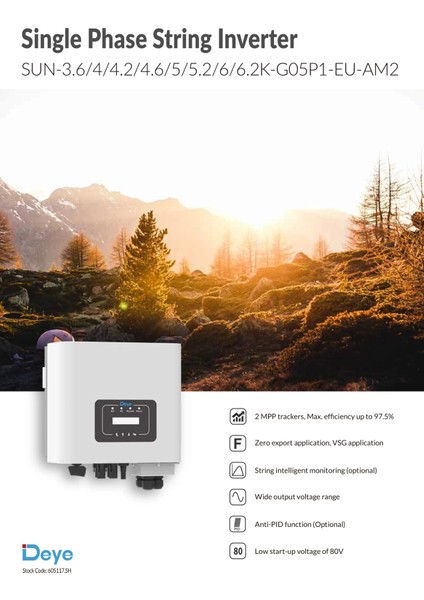 5kw Monofaze On-Grid String Inverter fırsatları
