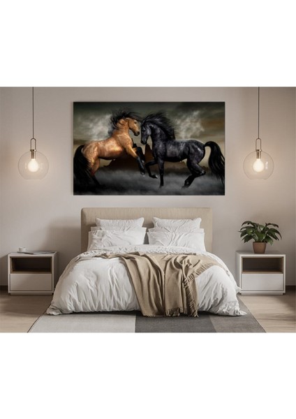 Şık Siyah Kanvas Tablo, Ev ve Yatak Odası Dekorasyonuna Zarif Dokunuş fiyatları