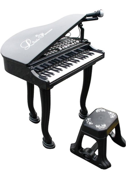 BAO-1403B 0237 Mikrofonlu 37 Tuşlu Mp3 Çalar Büyük Siyah Piyano fiyatları