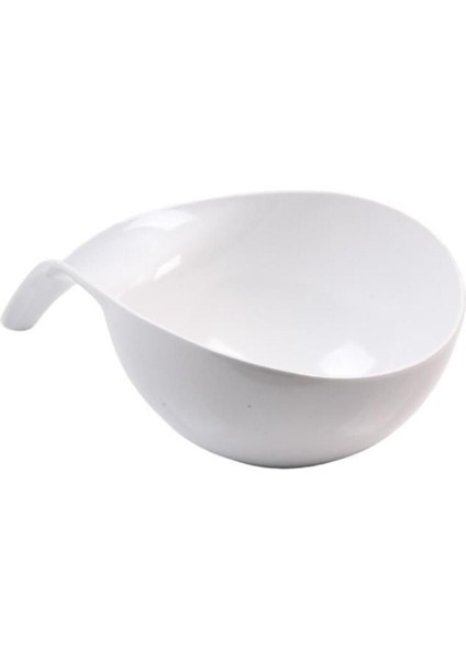 Beyaz Kulplu Sos Kase 32X20,5X11 Cm, Açık Büfe Için Şık ve Pratik Kullanım