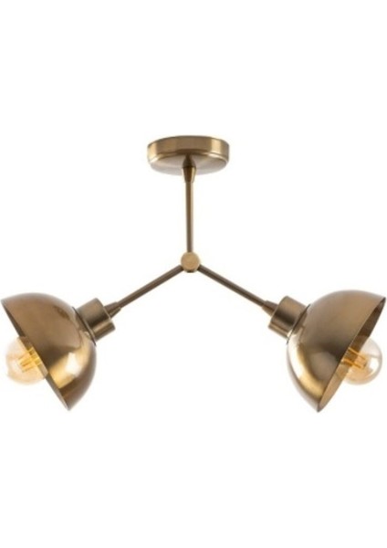 Modern Ikili Metal Sarkıt Avize, Şık ve Zarif Tasarımıyla Mekanlara Tarz Katıyor