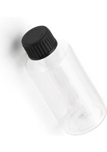 50 ml Pet Şeffaf Düz Kapaklı Şişe 24 Adet