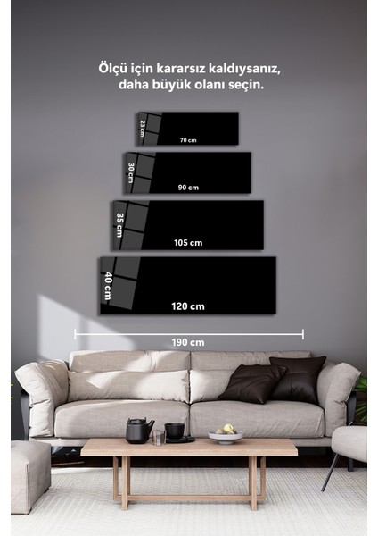 Mavi Yağlı Boya Görünümlü Panoramik Cam Tablo, Modern Ev Ofis Dekoru, Hediyelik Duvar Dekorasyonu fırsatları