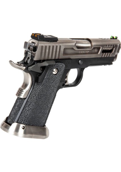 We Hi-Capa Brontosaurus 3.8" Silver Full Auto Gbb Airsoft Tabanca fırsatları