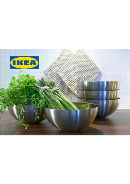 Paslanmaz Çelik Servis Kasesi 12 Cm, 4'lü Set, Modern ve Şık Tasarım modelleri