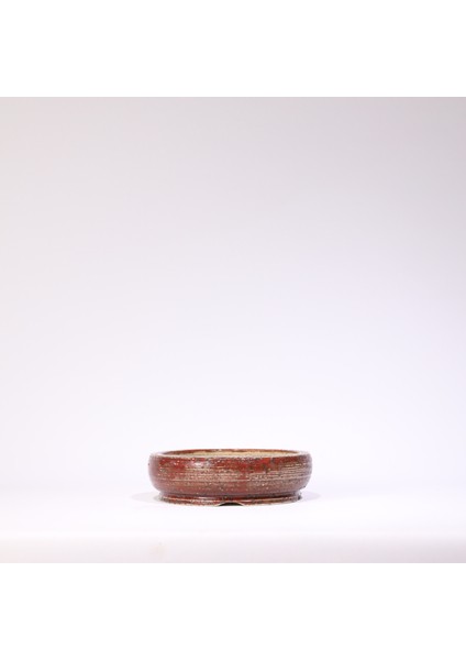 Yuvarlak Bonsai Saksısı No.43-Sırlı (17.5 Cm)