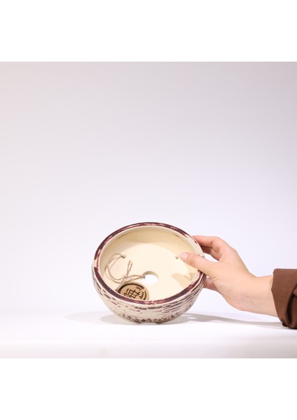 Yuvarlak Bonsai Saksısı No.67-Sırlı (18 Cm) fiyatları