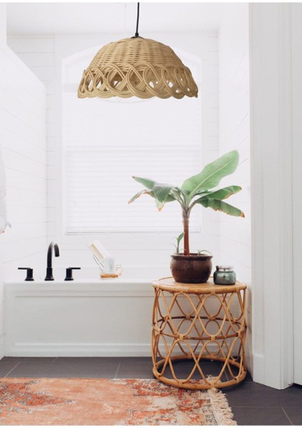 Bambu ve Rattan Doğal Avize, 35CM, Şık ve Sıcak Aydınlatma Seçeneği modelleri