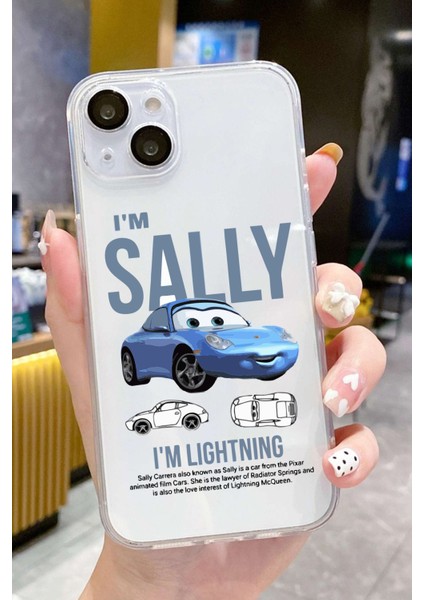 Iphone 15 Uyumlu Desenli Lüx Şeffaf Silikon Kılıf MNL12 indirimleri