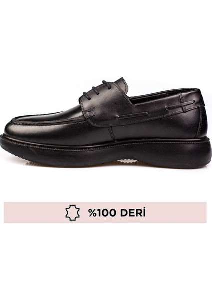 Hakiki Deri Erkek Ayakkabı Düz Tabanlı 4 Renk Seçeneği ile Şık Tasarım