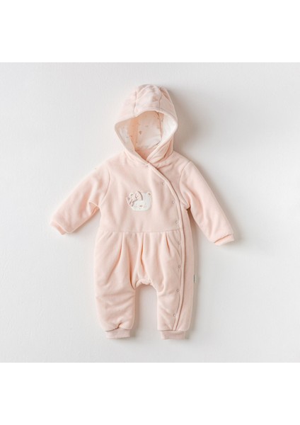 Andywawa AC24130 Ballerina Kadife Bebe Kozmonot Pink