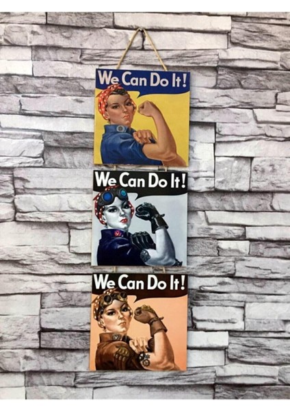 Renkli 16X16 Ahşap Tablo, Pozitif Enerji ve Şıklık Katacak Dekor Ürünü