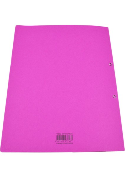 Yarım Kapak Karton Kapsül Dosya 25'li Pembe modelleri