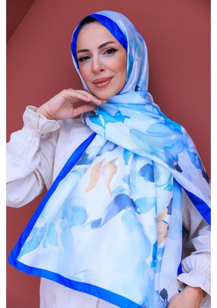 Romantik Çiçek Desenli Ipeksi Şal indirimleri