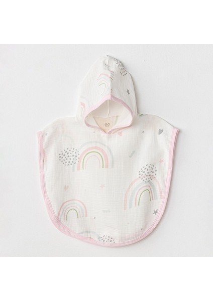 Andywawa AC24666 Müslin Have A Nice Day Bebek Panço Pink White