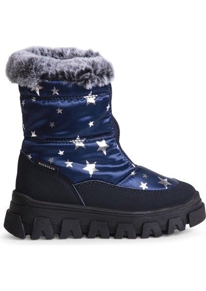 Çocuk Aly Fermuarlı Kar Botu Blue BUCK1148L