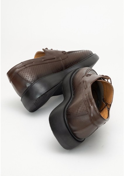 Hakiki Deri, Delikli Yazlık Iç Dış Deri Erkek Ayakkabı indirimleri