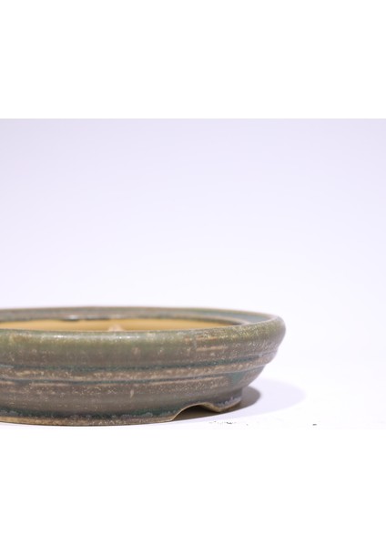 Yuvarlak Bonsai Saksısı No.52-Sırlı (19 Cm) modelleri