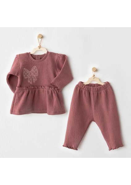 Andywawa AC26204 Casual 2'li Takım Dusky Rose