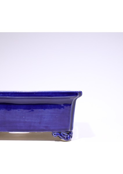 Köşeli Bonsai Saksısı No.1-Sırlı (24CM) modelleri