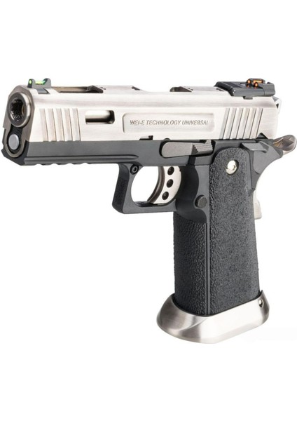 We Hi-Capa Allosaurus 4.3" Silver Full Auto Gbb Airsoft Tabanca modelleri