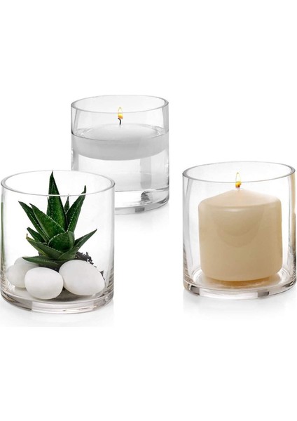 Turuncu Cam Masa Üstü Yuvarlak Vazo ve Saksı, 10X10 Cm, Şık ve Modern Tasarım fırsatları