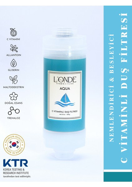 C Vitaminli Duş Filtresi Aqua