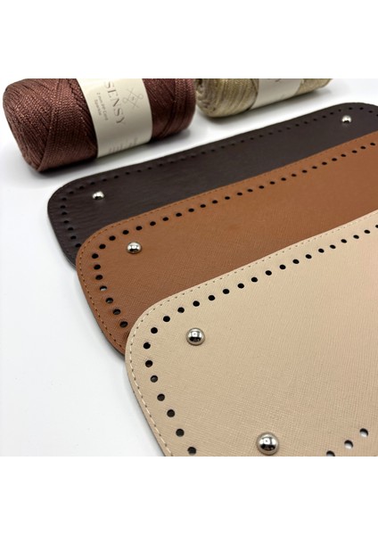 Uzun Çanta Tabanı Suni Deri 12CMX33CM Canta Aksesuarı ve Çanta Aksesuar