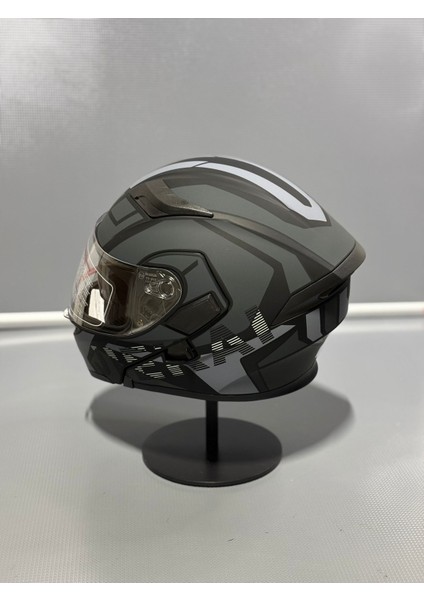 JK-902 Güneş Vizörlü Çene Açılır Kask H1 Grey fırsatları