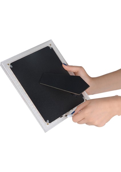 Ledli Pembe Çiçekli Dikdörtgen Fotoğraf Çerçevesi indirimleri