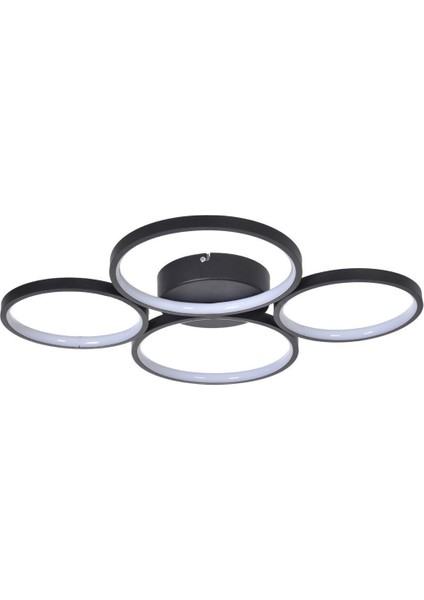 Şık Siyah Beyaz Ledli Modern Çoklu Avize, Yatak Odası, Salon ve Mutfak Dekorasyonu