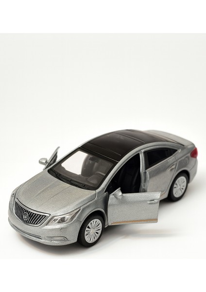 Hyundai Azera Demir Oyuncak Araba | Çek Bırak | 12CM - Gümüş