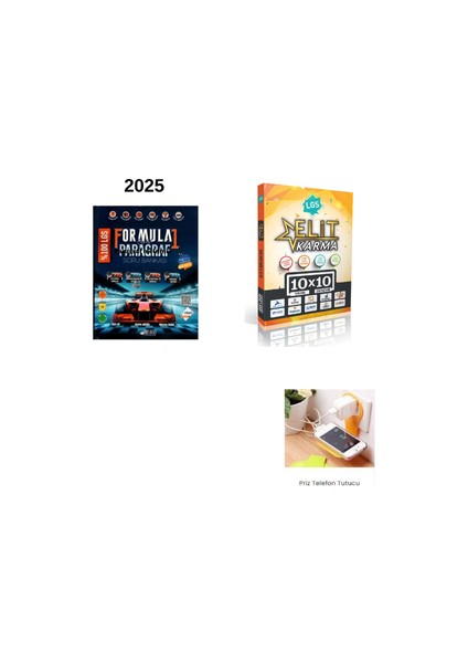 8. Sınıf Formula Paragraf ve Elit Karma 10X10 Denemeler Seti Priz Tutuculu