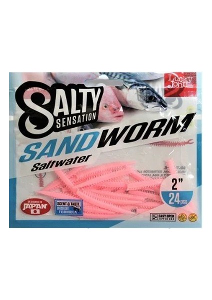 Lucky John Sandworm 2'' Kokulu Lrf Yemi 5 cm F40 modelleri