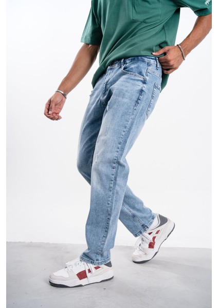 Erkek Mavi Regular Kot Pantolon Likralı modelleri